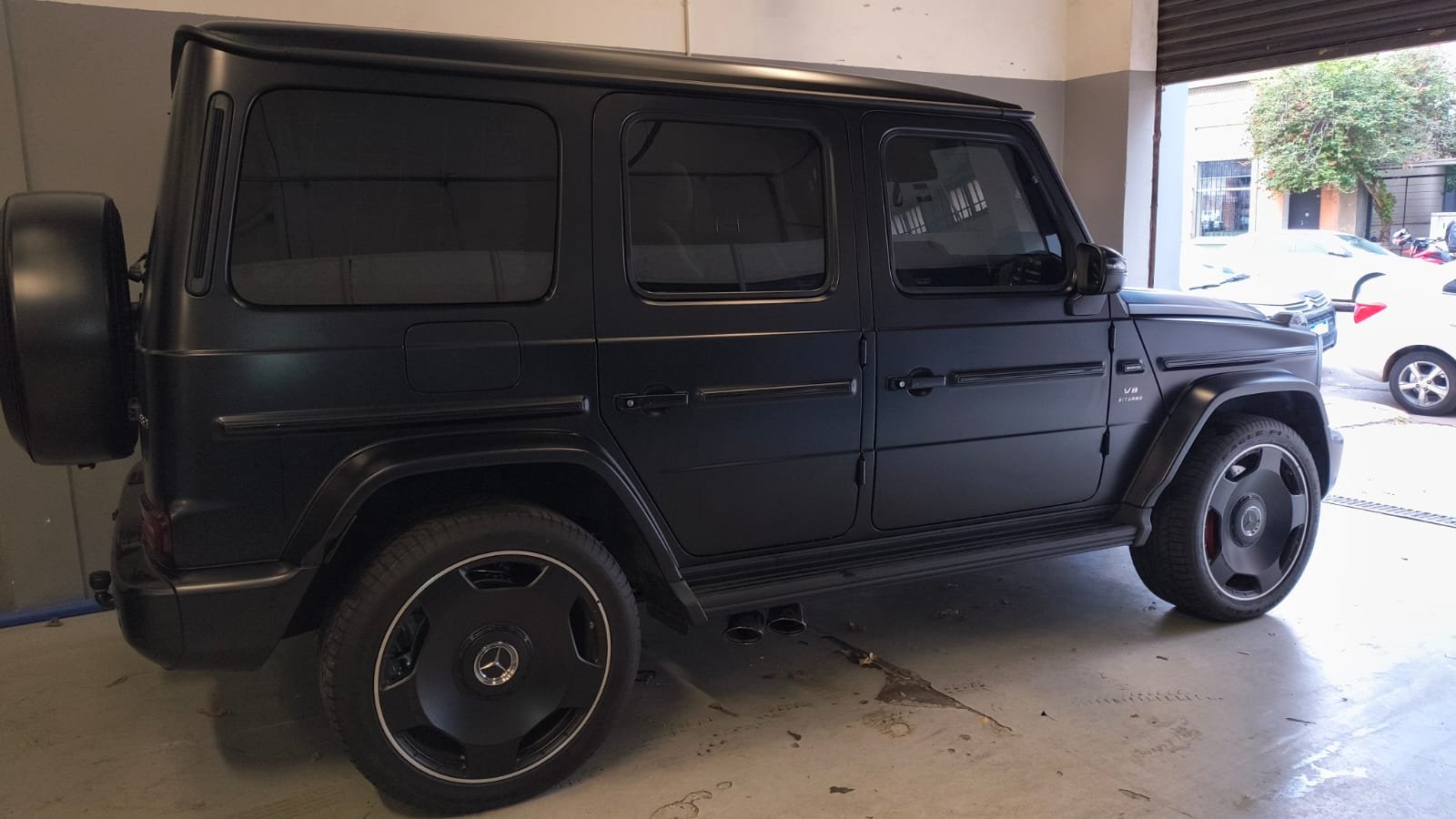 Mercedes-AMG G63 negro mate polarizado